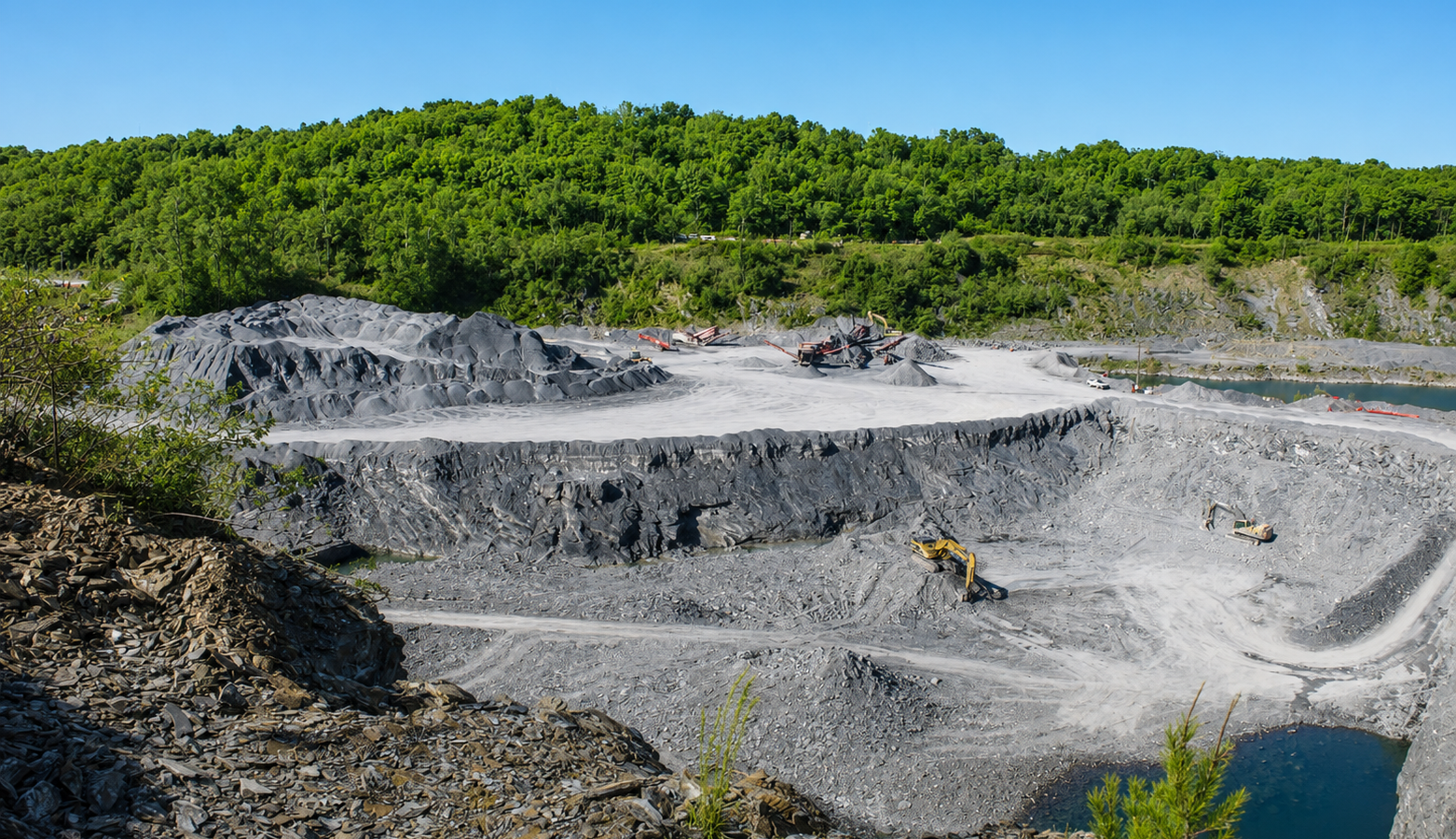 Rockmart Slate Quarry Overhead Photo